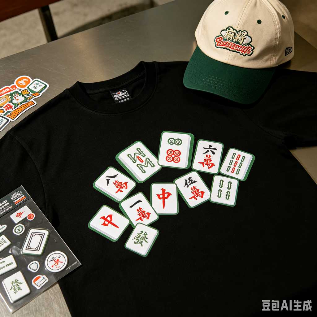 custom art mahjong set