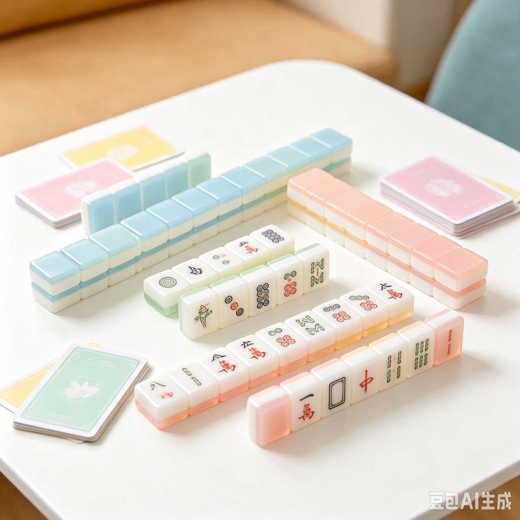 acrylic mahjong set